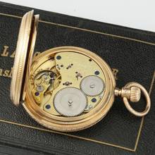 Thumbnail von A. Lange & Söhne 18k Gold Prof. Graff Renaissance case with case and certificate 1884 150g. 54mm. Lange's patented fine regulation quality 1A