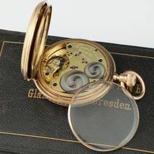 Thumbnail von A. Lange & Söhne 18k Gold Prof. Graff Renaissance case with case and certificate 1884 150g. 54mm. Lange's patented fine regulation quality 1A