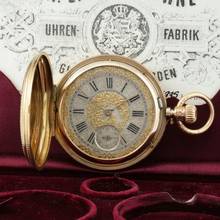 Thumbnail von A. Lange & Söhne 18k Gold Prof. Graff Renaissance case with case and certificate 1884 150g. 54mm. Lange's patented fine regulation quality 1A