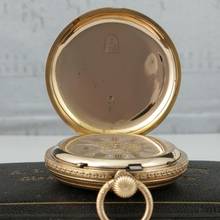 Thumbnail von A. Lange & Söhne 18k Gold Prof. Graff Renaissance case with case and certificate 1884 150g. 54mm. Lange's patented fine regulation quality 1A
