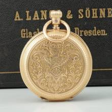 Thumbnail von A. Lange & Söhne 18k Gold Prof. Graff Renaissance case with case and certificate 1884 150g. 54mm. Lange's patented fine regulation quality 1A