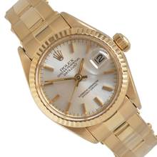 Thumbnail von Rolex Lady-Datejust 6917 Ladies 26MM soleil silver dial yellow gold 18KT