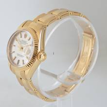 Thumbnail von Rolex Lady-Datejust 6917 Ladies 26MM soleil silver dial yellow gold 18KT