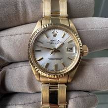 Thumbnail von Rolex Lady-Datejust 6917 Ladies 26MM soleil silver dial yellow gold 18KT