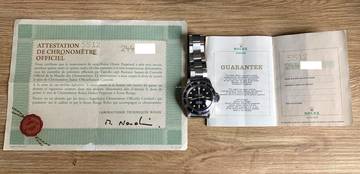 Thumbnail von Rolex Submariner (No Date) 5512 Serif 4 Lines dial Full Set 1970