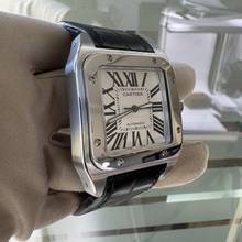 Thumbnail von Cartier Santos 100 XL W20073X8 silver dial Full Set Like NEW 2014