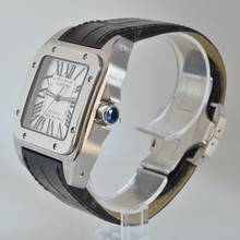 Thumbnail von Cartier Santos 100 XL W20073X8 silver dial Full Set Like NEW 2014