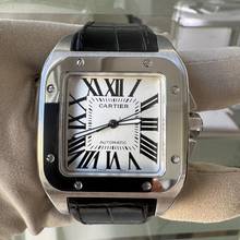 Thumbnail von Cartier Santos 100 XL W20073X8 silver dial Full Set Like NEW 2014