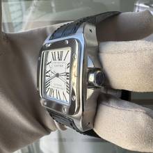 Thumbnail von Cartier Santos 100 XL W20073X8 silver dial Full Set Like NEW 2014