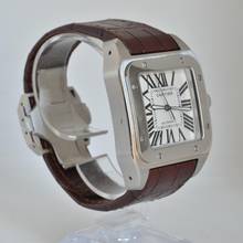 Thumbnail von Cartier Santos 100 XL W20073X8 silver dial Full Set Like NEW 2015