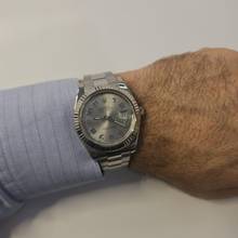 Thumbnail von Rolex Datejust II 41mm Ouro Branco & Aço Silver & Purple Automático Completo