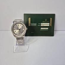 Thumbnail von Rolex Datejust II 41mm Ouro Branco & Aço Silver & Purple Automático Completo