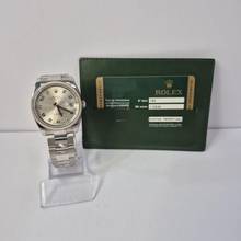 Thumbnail von Rolex Oyster Perpetual Date Ouro Branco & Aço & Diamantes 34mm Automático Completo