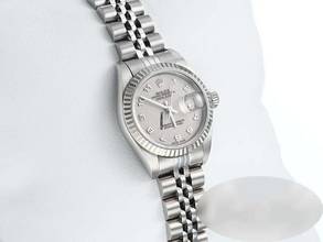Thumbnail von Rolex Lady-Datejust Edelstahl Weissgold 750 2001 Automatik Stahl Stainless Steel 18kt White Gold Jubilé-band Chronometer Oyster