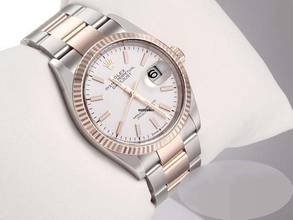 Thumbnail von Rolex Datejust 36 126231 2019 Edelstahl Rosegold 750 Automatik Stainless Steel 18kt Rose Gold Oyster-band Chronometer White Dial