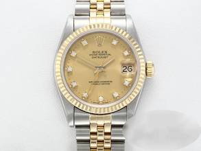 Thumbnail von Rolex Datejust 31 31mm 68273 Stahl Gelbgold 750 Diamanten Automatik Stainless Steel 18kt Yellow Gold Jubilé-band Chronometer Oyster