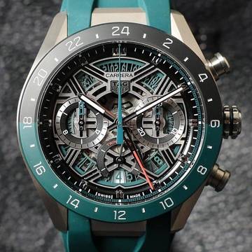  TAG Heuer Carrera Chronograph Extreme Sport Twin-time NEW FULL SET 