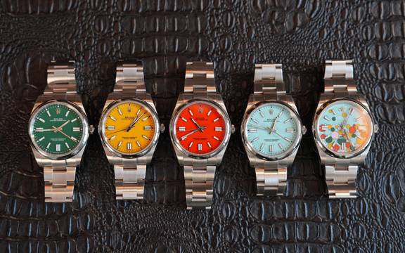 Rolex Oyster Perpetual 41 Collectors Set All 5 Colours (Discontinued)
