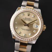 Thumbnail von Rolex Datejust 31 Gold/Steel Diamonds Champagne Dial