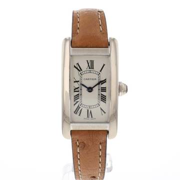  Cartier Tank Américaine White Gold Lady 