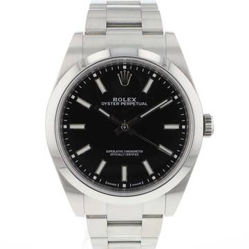  Rolex Oyster Perpetual 39 Black Dial 