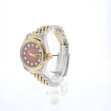 Thumbnail von Rolex Lady-Datejust 26 Steel/Gold Red Vignette Diamond Dial