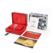 Thumbnail von Rolex Lady-Datejust 26 Steel/Gold Red Vignette Diamond Dial