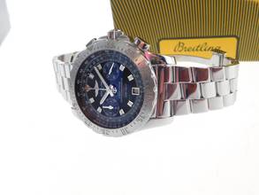 Thumbnail von Breitling Skyracer Chronograph Black Dial Stahlband im Neu Zustand