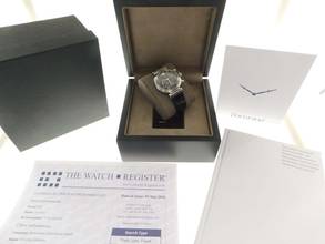 Thumbnail von IWC Da Vinci Perpetual Calendar, perpetual calendar in stainless steel, revised, in top condition with crocodile strap, original IWC crocodile strap and clasp.