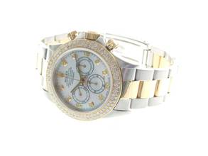 Thumbnail von Rolex Daytona Stahl Gold 16523 Rolex Garantie bis 2028 im Top Zustand Brillant Lünette und Zifferblatt Rolex Revision