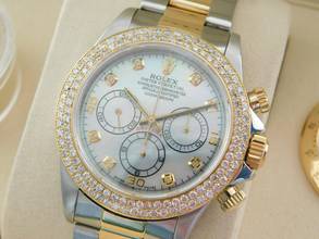 Thumbnail von Rolex Daytona Stahl Gold 16523 Rolex Garantie bis 2028 im Top Zustand Brillant Lünette und Zifferblatt Rolex Revision