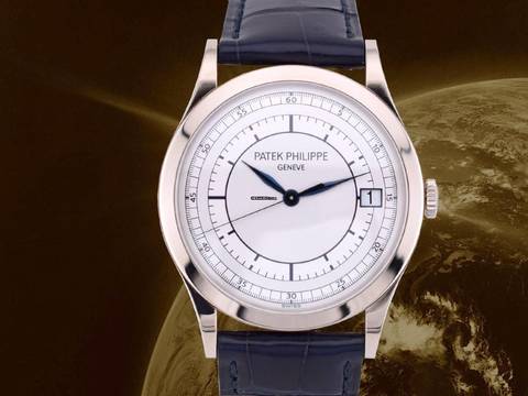  Patek Philippe Calatrava White Gold 38mm Like New Full Set 
