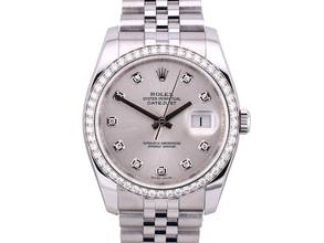 Thumbnail von Rolex Datejust 36mm Ref. 116244 Original Diamond Dial/bezel Like New