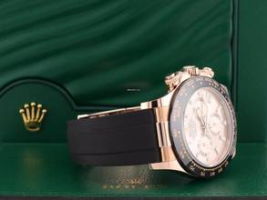 Thumbnail von Rolex Daytona Cosmograph Daytona 116515ln New 2023 Sundust Baguette - Rose Gold Oysterflex