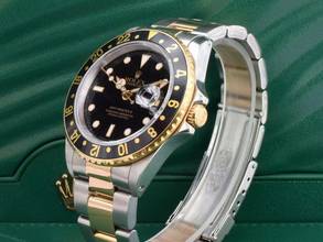Thumbnail von Rolex GMT-Master II 16713 Full Set 1998 Like New