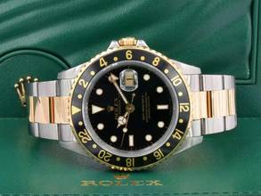 Thumbnail von Rolex GMT-Master II 16713 Full Set 1998 Like New
