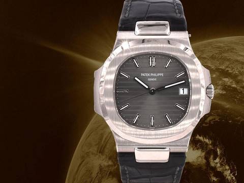  Patek Philippe Nautilus Rare 2008 Geneva Seal White Gold Like New Full Set Ita 