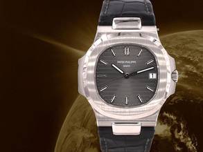 Thumbnail von Patek Philippe Nautilus Rare 2008 Geneva Seal White Gold Like New Full Set Ita