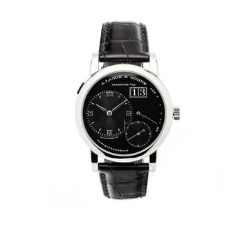  A. Lange & Söhne Lange 1 Platin Black Dial Darth / Service bei A. Lange & Söhne 