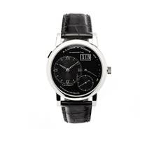 A. Lange & Söhne Lange 1 Platinum Black Dial Darth / Service at A. Lange & Söhne