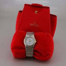 Thumbnail von Omega Constellation Ladies Lady Stahl/18k Gelbgold MOP Zifferblatt Diamanten Ø 25 mm Quarz