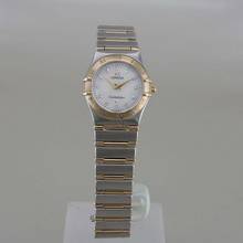 Thumbnail von Omega Constellation Ladies Lady Stahl/18k Gelbgold MOP Zifferblatt Diamanten Ø 25 mm Quarz