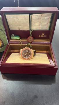 Rolex GMT-Master 18K Gold Head Full Set 1979 