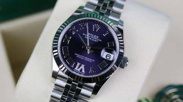 Thumbnail von Rolex Datejust 31 Aubergine Violet IV Jubilee 278274 - New - Fullset 2026