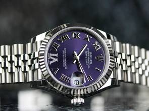 Thumbnail von Rolex Datejust 31 Aubergine Violet IV Jubilee 278274 - New - Fullset 2026