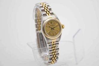 Thumbnail von Rolex Oyster Perpetual Lady perfekte Uhr mit neuem Service aus 1987
