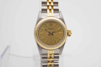 Thumbnail von Rolex Oyster Perpetual Lady perfekte Uhr mit neuem Service aus 1987