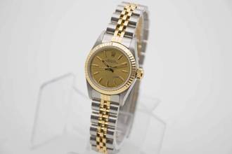 Thumbnail von Rolex Oyster Perpetual Lady perfekte Uhr mit neuem Service aus 1987