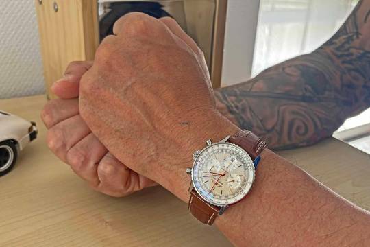  Breitling Navitimer 1 B01 Chronograph 41 perfektes Fullset aus 2024 mit Breitling Garantie bis 2031 