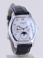 Thumbnail von Patek Philippe Perpetual Calendar Grande Complication Perpetual Calendar Platin slver Dial Luxusuhr rar